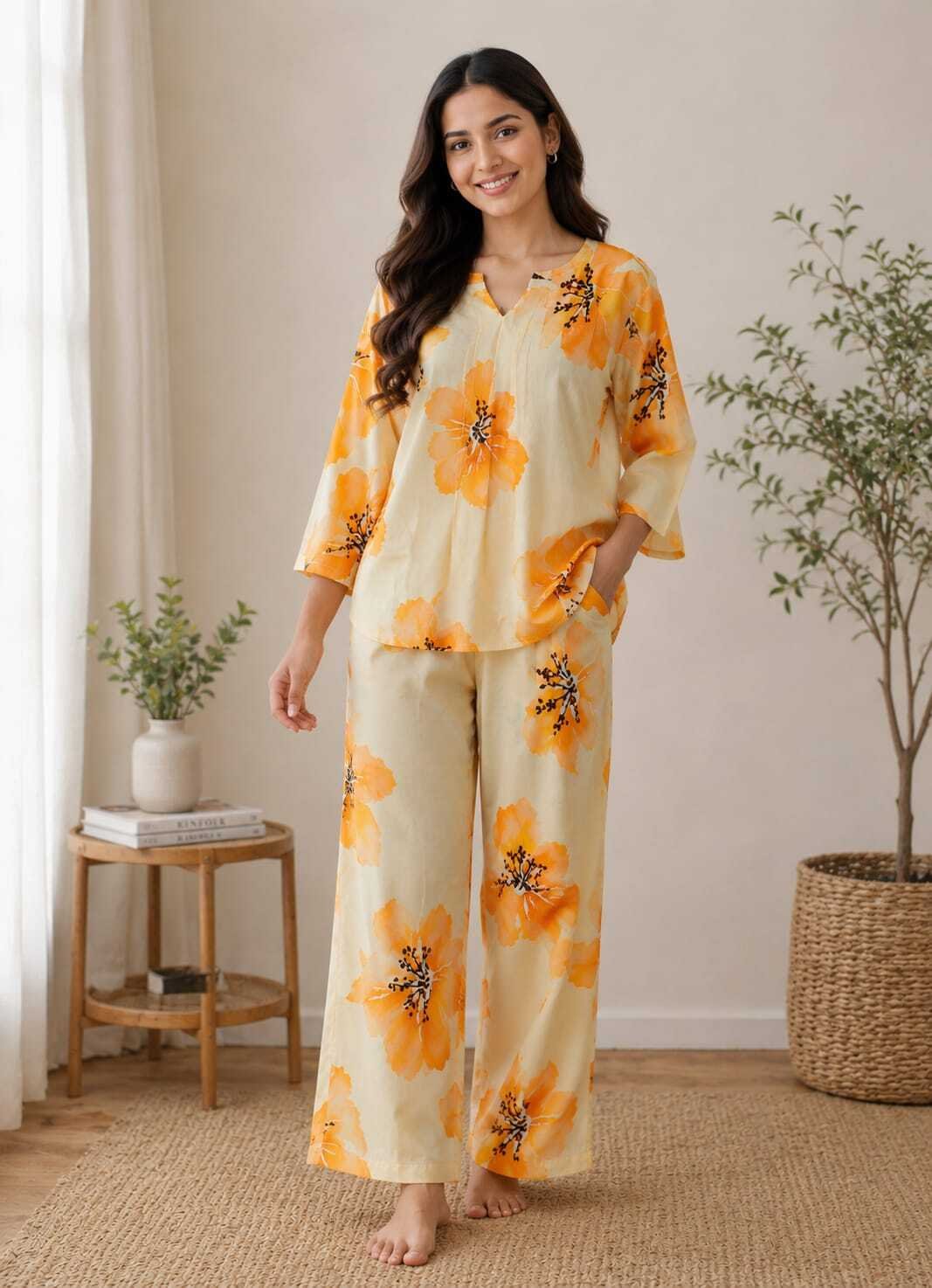 Floral printed co-ord
