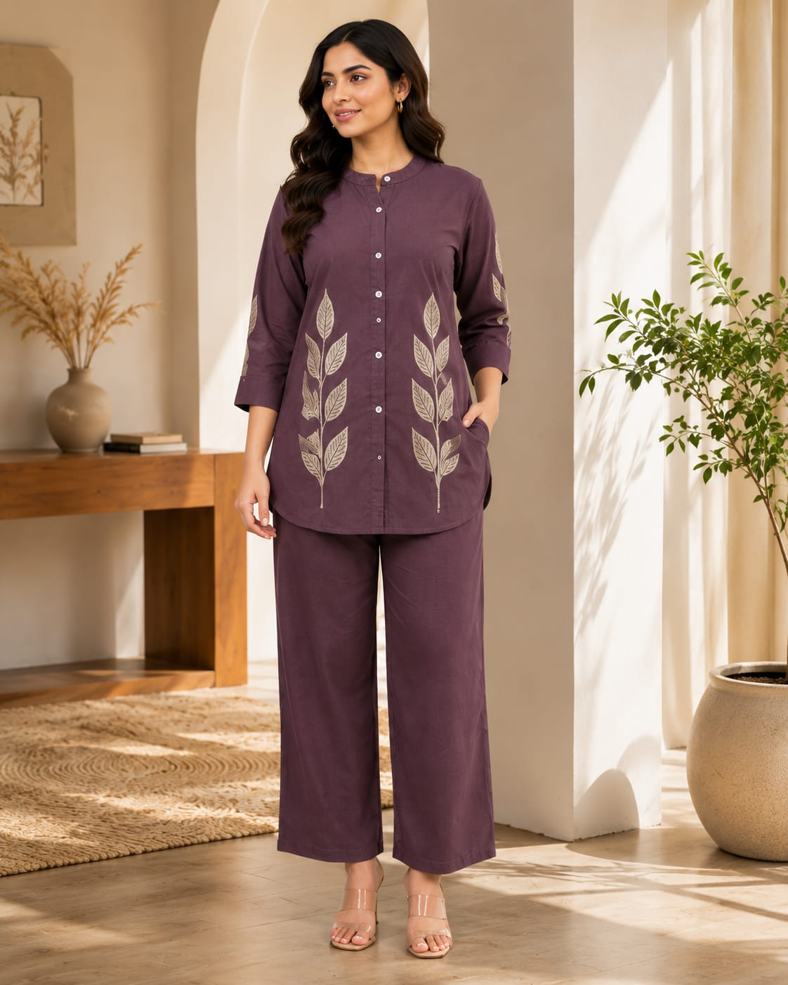 Shirt Palazzo co-ord set