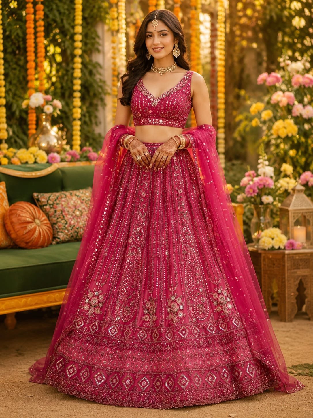 Heer Ranjha Bollywood Lehenga